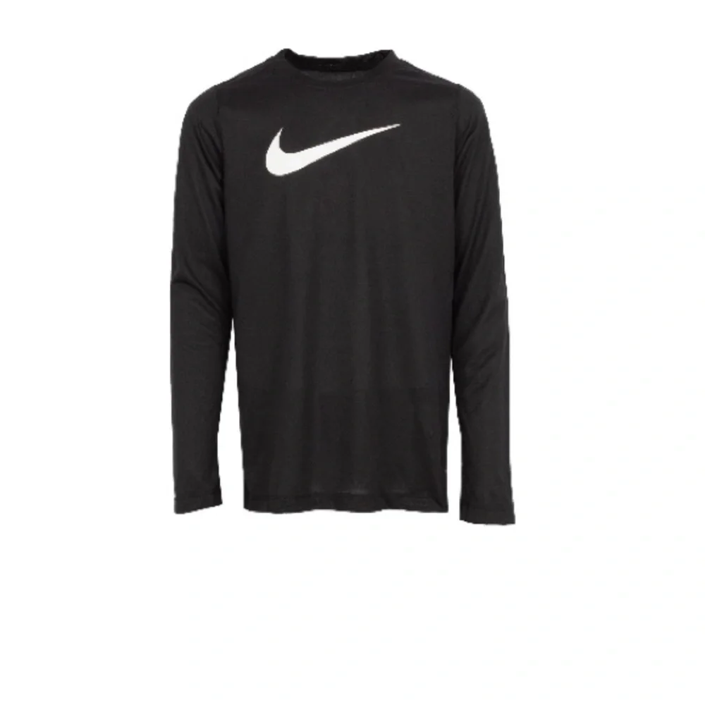 Nike Kids Dri-FIT Legend Logo-Print Long-Sleeve Training T-Shirt Dry Tee Swoosh